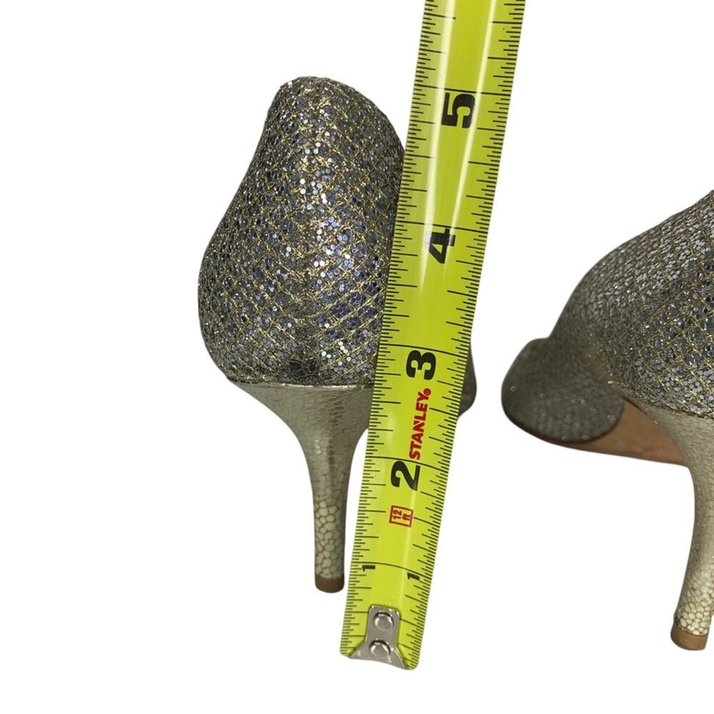 Jimmy Choo Isabel Champang Glitter High Heels Sz EU39 US9 - Picture 10 of 15